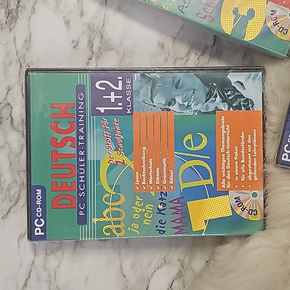 New sealed 3 PC CD-ROMs German homeschooling grades 1 to 6 all subjects - Picture 2 of 10